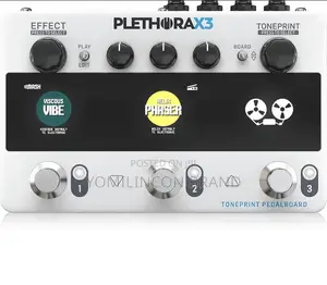 Tc Electronicsplethora X3 With Multiple Effects
