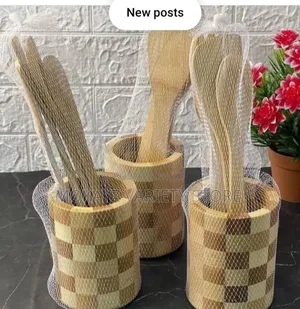 Biggest Sized Wooden Kitchen 5pcs Cooking Spoon Set /Souvenir/Bulk