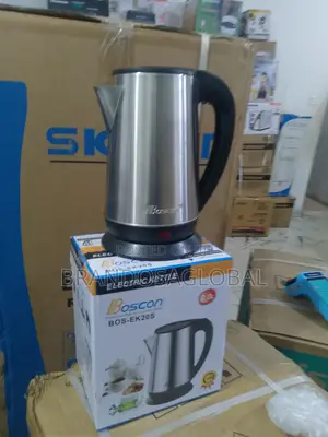 Boscon 2l Electric Kettle – Safe Boil Sleek Stainless Design