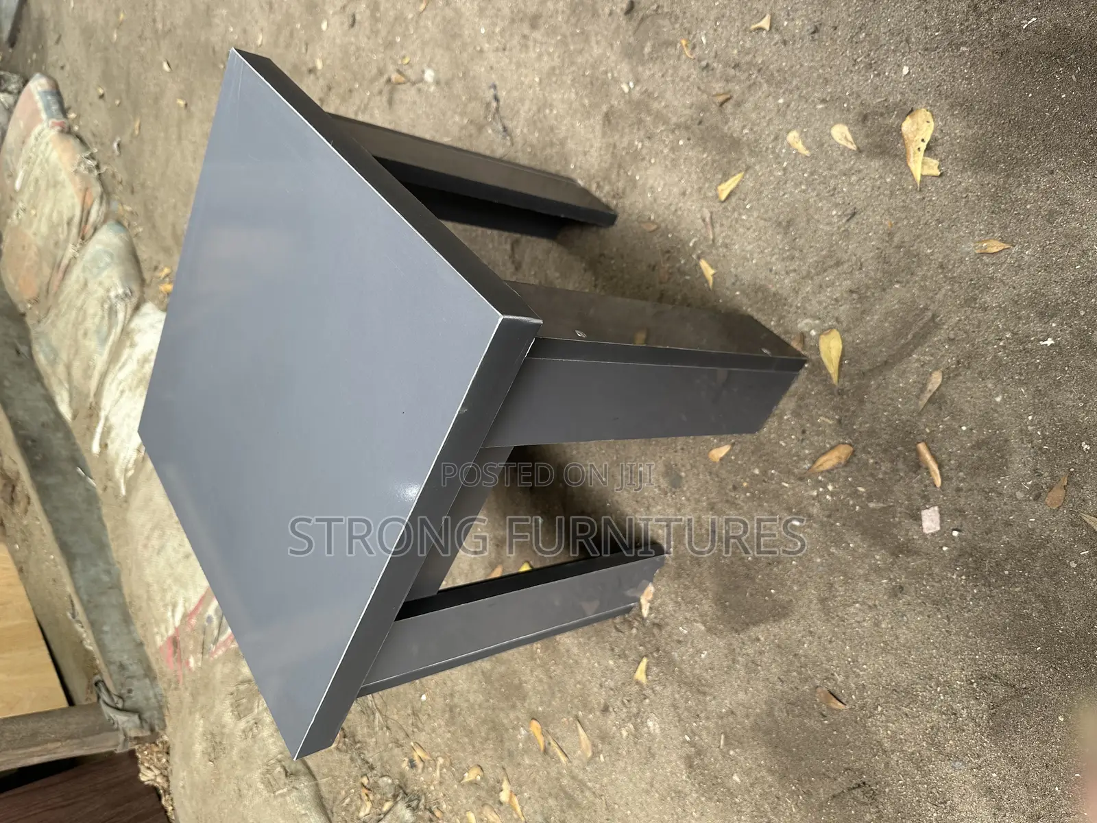 Side Stools Grey Color