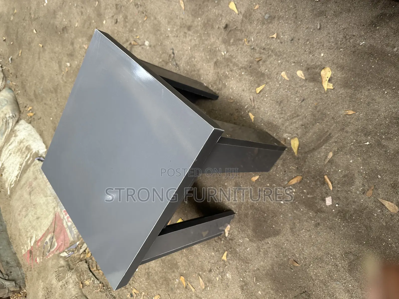 Side Stools Grey Color