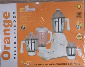 4 Jars Orange Mixer Grinder Blender - 750 Watts