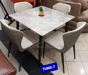 Marble Top Dining Table With 4 Chairs