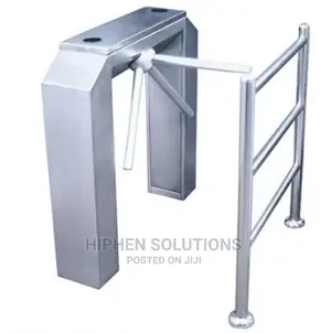 Fingerprint Optional Waist Height Tripod Turnstile Management