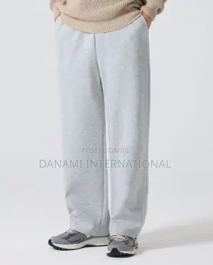 Baggy Straight Sweatpants Joggers- Grey