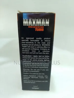 Maxman Delay Spray for Men 7500: For Premature Ejaculations