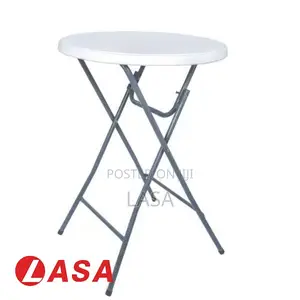Portable High-Top Folding Cocktail Table
