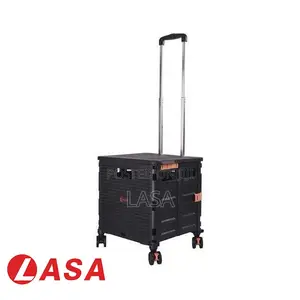Collapsible Cart Rolling Utility With Seat