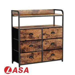 6 Drawer Dresser Fabric Closet Organizer Storage Tower