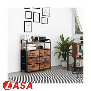 6 Drawer Dresser Fabric Closet Organizer Storage Tower