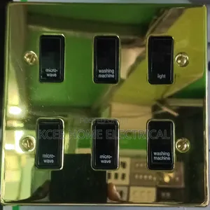 8 Gang Modular Grid Switch Panel – Multi Light Control Wall Switch