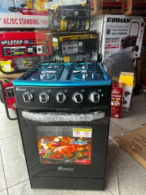 Boscon Standing Gas Cooker Four Burnner All Gas, 50by50