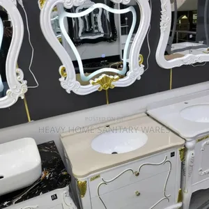 Executive Cabinet With Led Mirror Lights