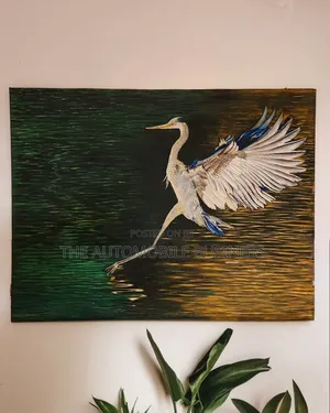Heron (Hand Painted Oil)