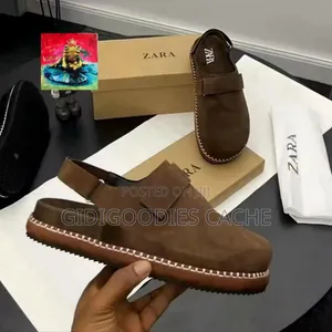 Zara Suede Strapped Mules Size 40-46