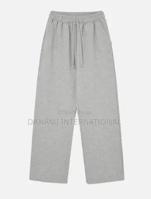 Baggy Straight Sweatpants Joggers- Grey