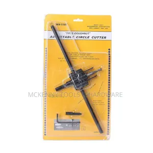 Adjustable Metal Wood Circle Cutter Kit Hole Saw Drill Bit Diy Tool