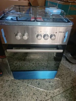 Sliver Colour Maxi Gas Cooker 3gas and 1 Electric