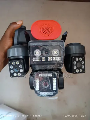 Solar Powered CCTV Camera 4 Lens