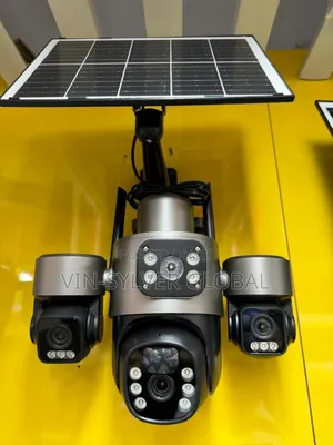 Solar CCTV 3 View 3 Rotational Lens CCTV Camera