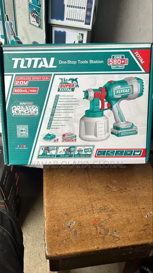 Cordless 20v Spray Gun – 800ml Paint Machine With 2 Batteries
