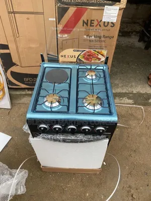 60cm 3 Burner and 1 Hotplate Standing Gas Cooker With Oven and Grill