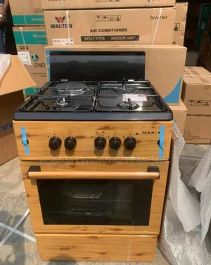 60cm Standing Cooker With Oven and Grill. 3ways Burner and 1hotplate L