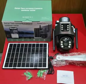 Dual Lens CCTV Solar Camera