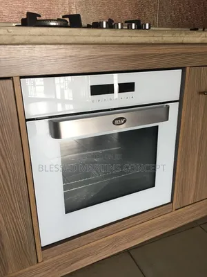 60cm White Gas and Electric Oven