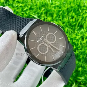 High Quality Luxury Salvation Frrragamo Rubber Wristwatch