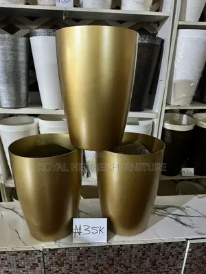 Glossy Gold Pots
