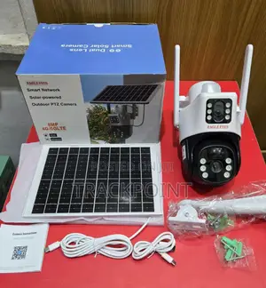 Solar-Based CCTV Dual Lens Camera
