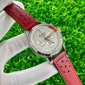 Breitling Quality Luxury Men Genuine Leather Wristwatch