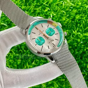 Breitling Quality Luxury Men Net Chain Strap Wristwatch
