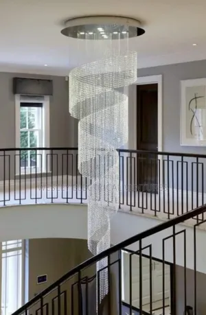 7ft Long Crystal Chandelier Light