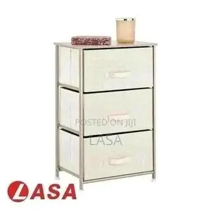 3-Tier Fabric Cabinet