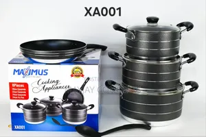 Maximus 8pcs Non-Stick Pot+Frying Pan+Free Spoon
