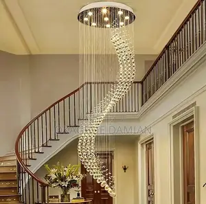 Modern Crystal Led Chandelier Combines Classic Elegance