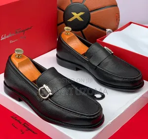 Good Italian Leather Black Corporate Shoe