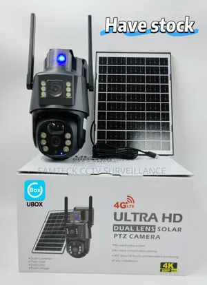 4g Solar Dual Lens Camera Sd450 Ubox