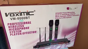Voximic Vm 8000bt Wireless Microphone 2in1 Microphone