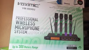 Voximic Vm _9090u Professional Wireless Microphone 4in1 Microphone