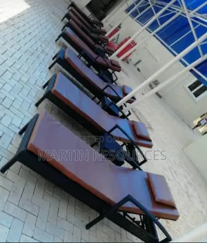 Rattan Poolside Bed With Side Stool
