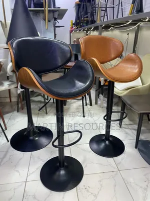 Modern Adjustable Height Bar Stool.