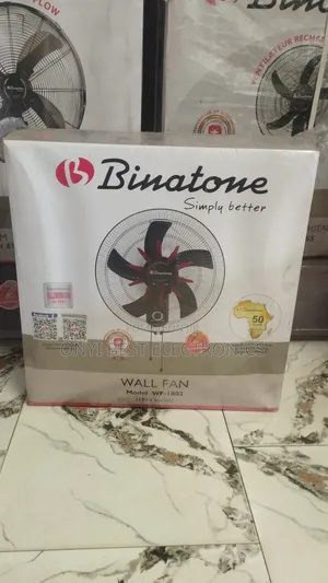 Binatone High Efficiency Wall Fan W/ Aluminum Blade Wf-1802