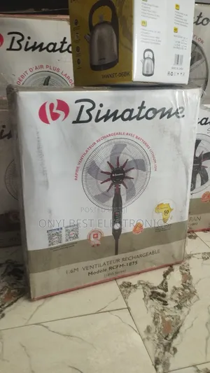Binatone Rechargeable Standing Fan Rcfm-1875