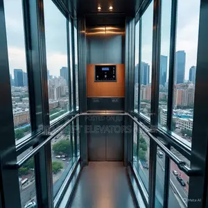 Panoramic Glass Commercial Elevator
