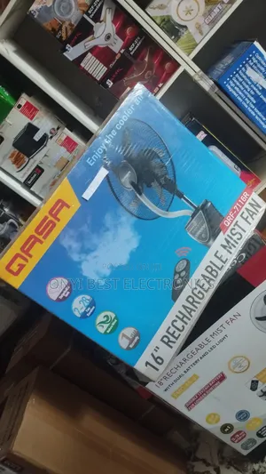 Qasa 16-inch Rechargeable Mist Fan – Qrf-7116r