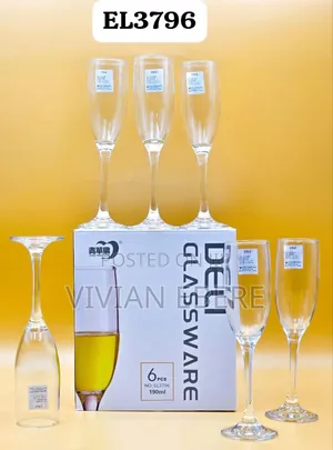 6pcs Champagne Glass