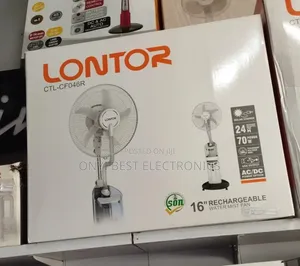 Lontor 16 Inches Rechargeable Water Mist Fan – Ctl-cf046r